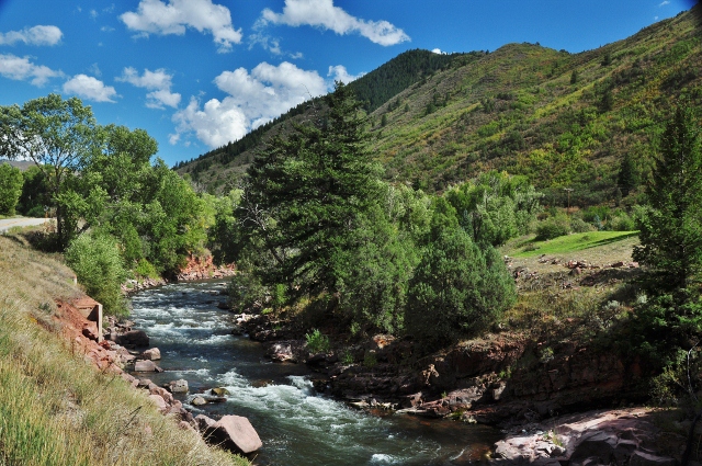 The Roaring Fork River at the Lower River Road